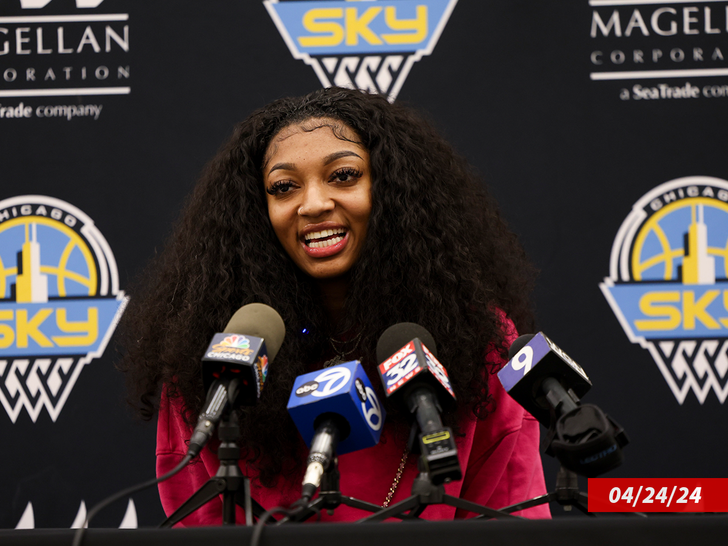 Angel Reese press sky