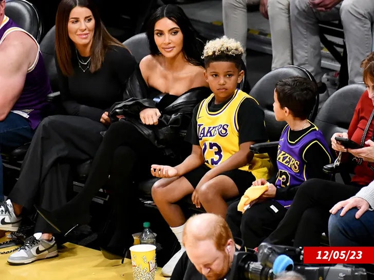 kim kardashian lakers getty 1