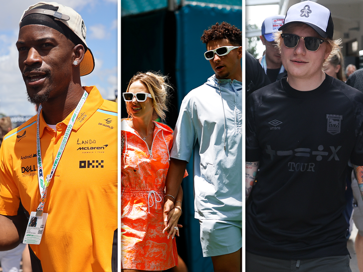 Stars in Miami for the F1 Grand Prix 2024