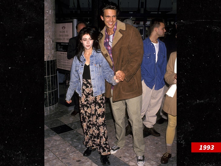 Shannen Doherty and Ashley Hamilton 1993
