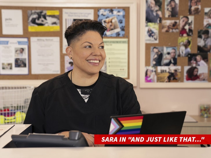 Sara in And Just Like That.