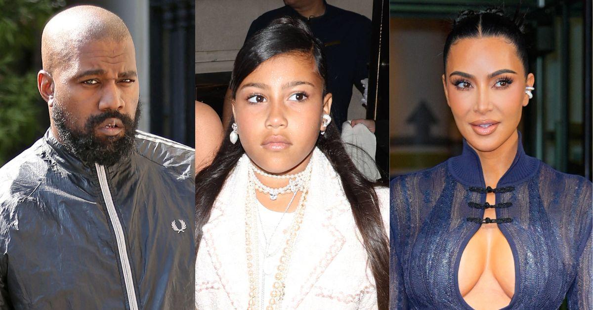 kanye-west-upset-kim-kardashian-north-fake-tattoos-piercings-1-1762864227656 Kim Kardashian faces backlash as Kanye West worries North West is acting out under her watch.
