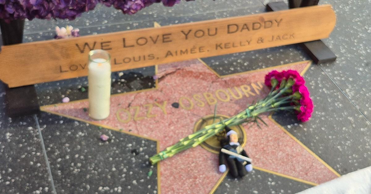 Photo of Ozzy Osbournes' Hollywood Walk of Fame Star