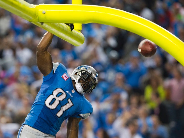 Calvin Johnson On The Field