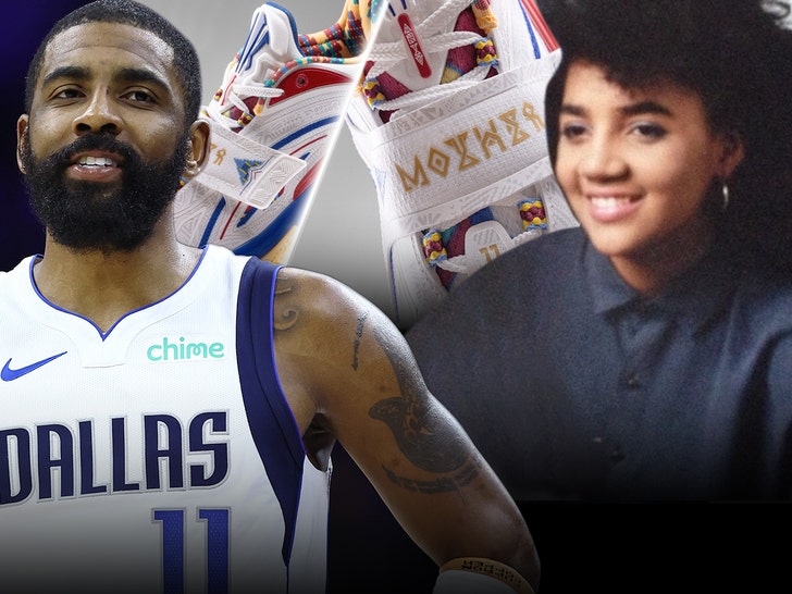 Kyrie Irving's Mom Sneakers