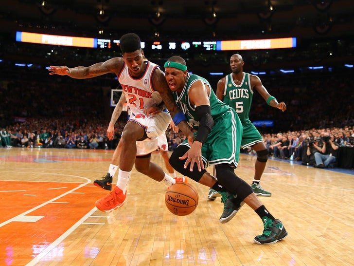 Paul Pierce On The Court