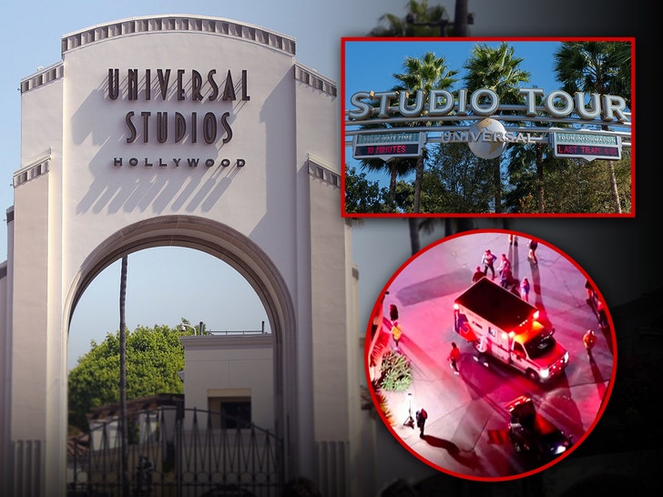 universal studios tram