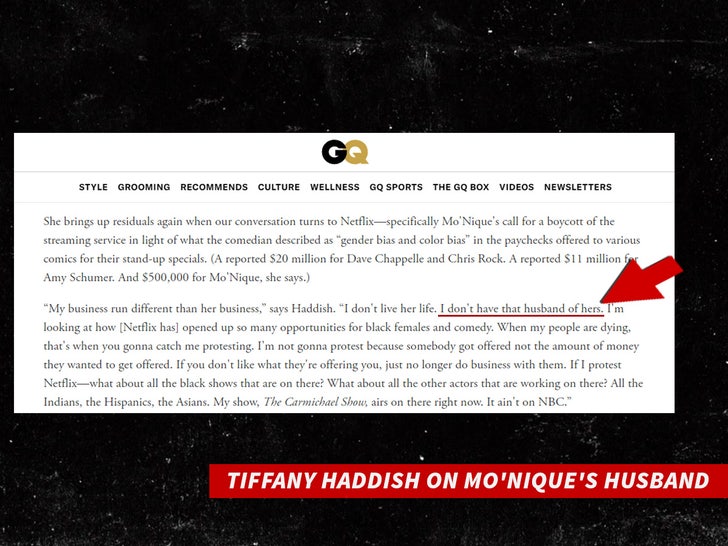 Tiffany Haddish On MoNiques Husband