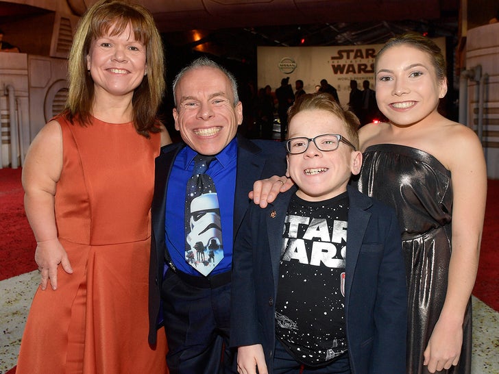 Warwick Davis and Samantha Davis Family Photos