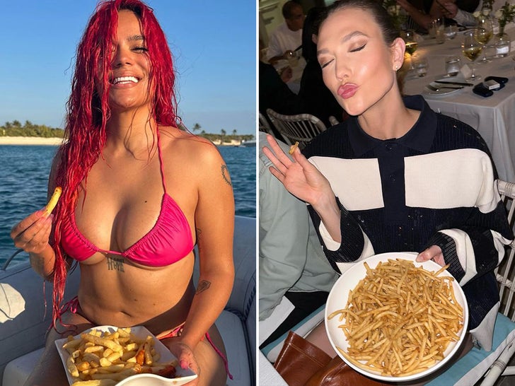 Celebrities Eating Fries
