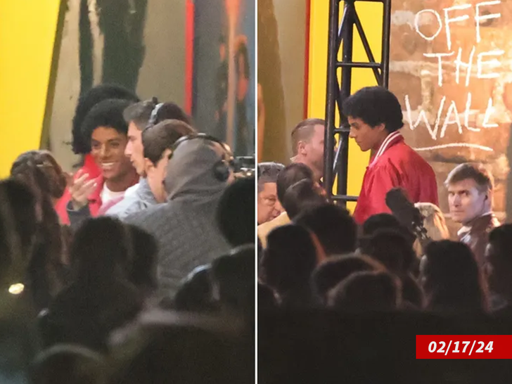 Michael Jackson's Nephew Jaafar Looks Just Like Him On Film Set