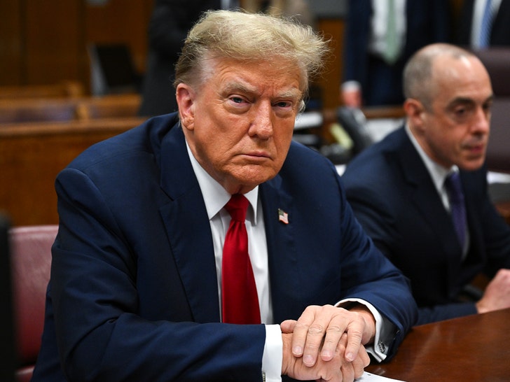 U.S. President Donald Trump and attorney Todd Blanche