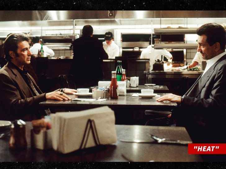 Robert De Niro and Al Pacino in the movie Heat