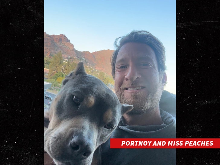 dave portnoy and his dog peaches