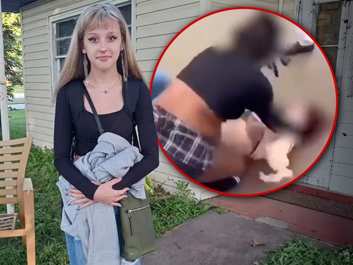 31dd998426e64bf289189264aa7f5ca9_md Kaylee Gain walking after fight