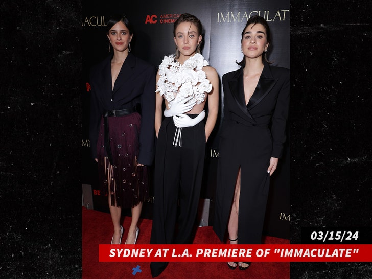 Sydney at L.A. Premiere of