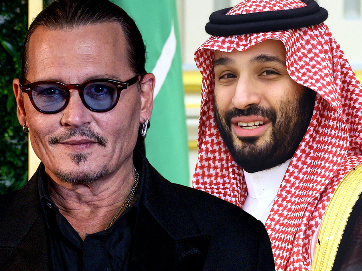 JOHNNY DEPP Mohammed bin Salman