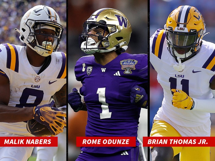 Brian Thomas Jr Malik Nabers Rome Odunze