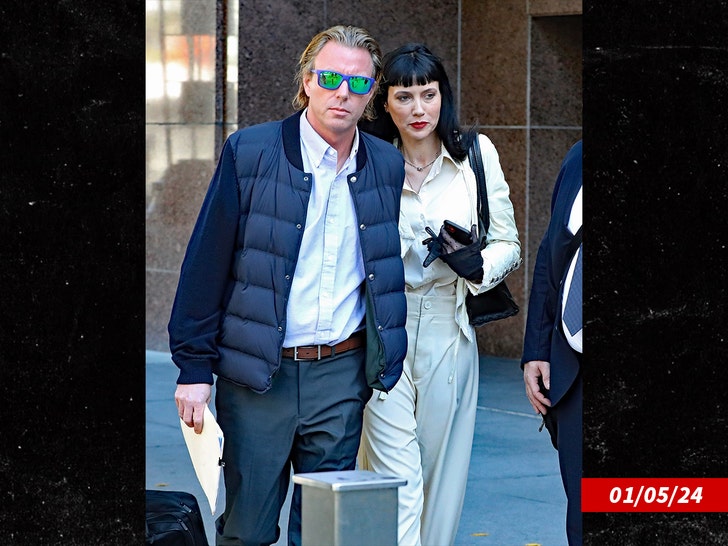 Elijah Blue Allman and wife Marieangela King leave court bg 1