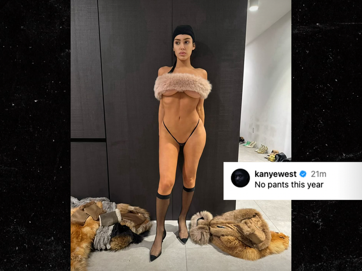 40960a7e88fe4e56b24cbb3014b48f45_md Kanye West Posts Nearly Nude Thirst Trap Pics Of Wife Bianca Censori