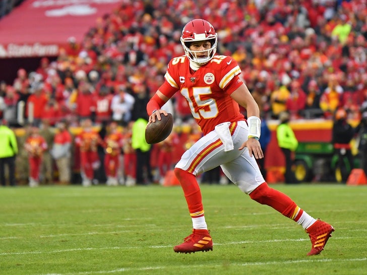 Patrick Mahomes On The Field