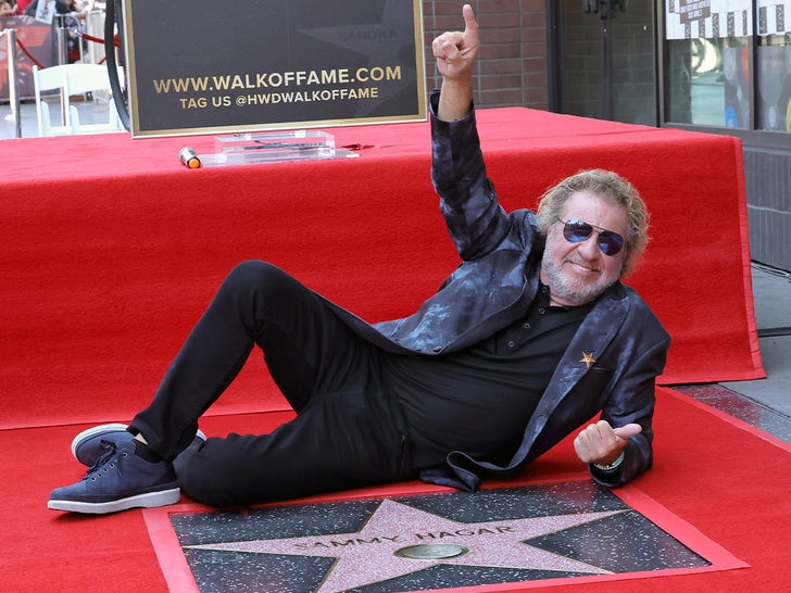 Sammy Hagar's Walk of Fame Ceremony