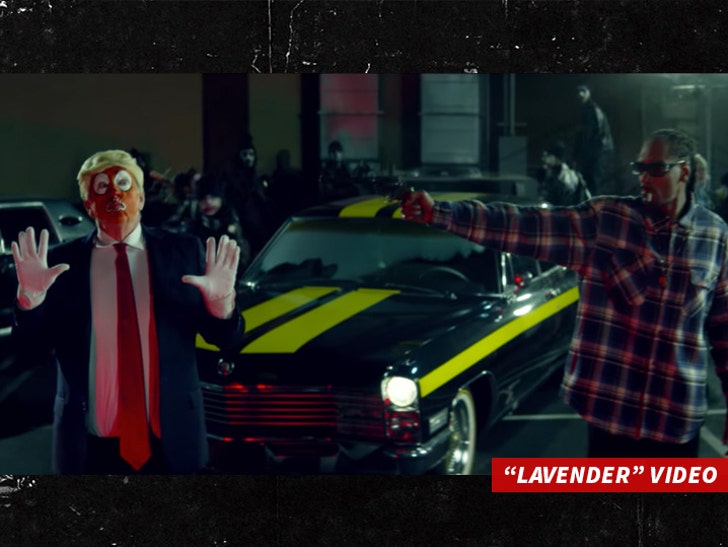 Donald Trump -- If Snoop Pointed Gun at Obama He'd :: 0313-snoop-lavender-sub-asset-2