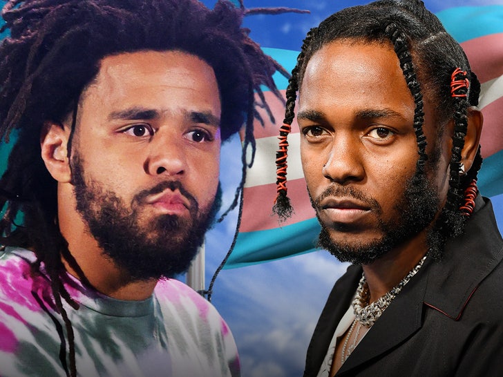 J Cole Kendrick Trans Flag Main