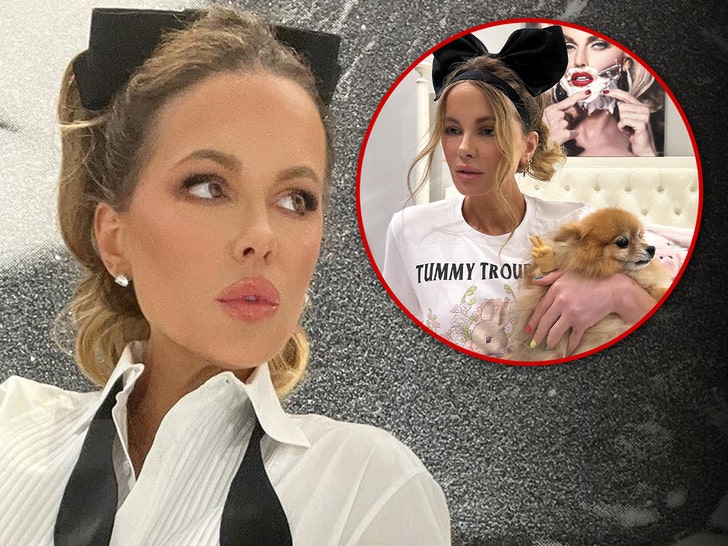 kate beckinsale and dog
