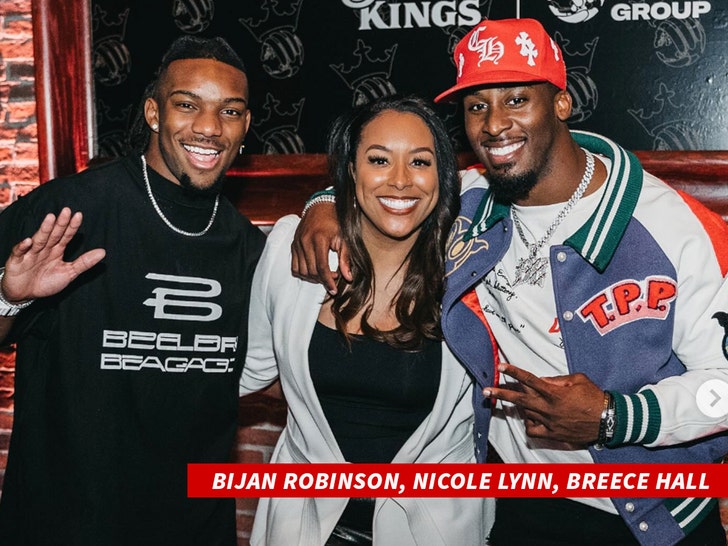 546109c93fd24be3a1b3b719f8bc44e8_md Bijan Robinson, Nicole Lynn, Breece Hall