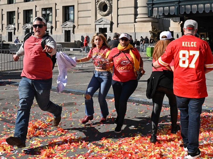 Fans Flee During Shooting At Super Bowl Parade