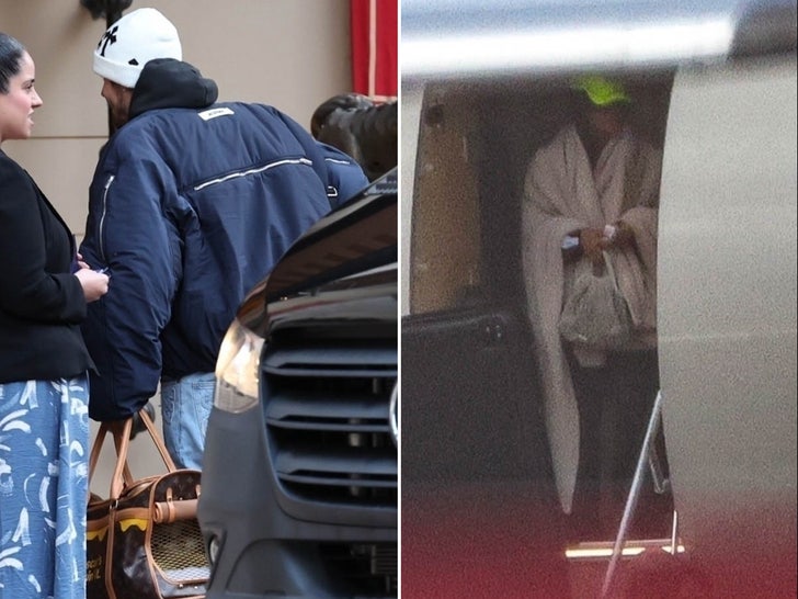 596f1d510b0a49b3a772089ebaa4e403_md Kardashians and Justin Bieber Landing in Vegas for Superbowl