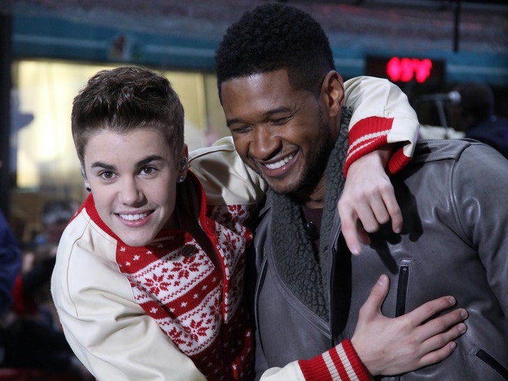 Justin Bieber And Usher Together