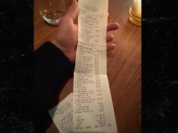 Bhad Bhabie -- Celebrates 21st Birthday w $6k Dinner at Nobu