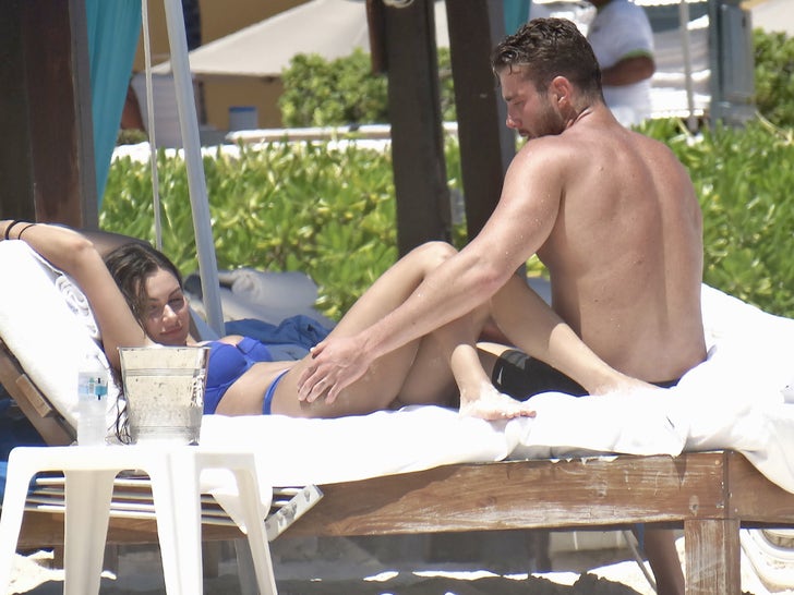 Harry Jowsey And Jessica Vestal In The Ocean Together