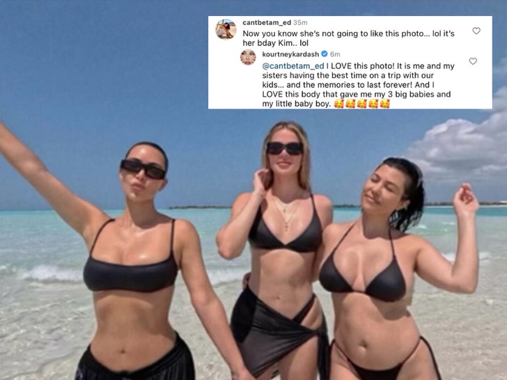 Kourtney Kardashian beach sub