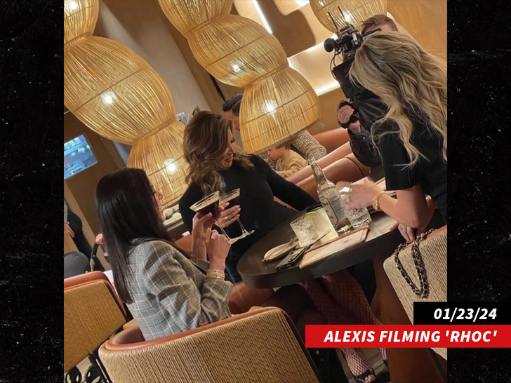Alexis Bellino filming rhoc insta 2