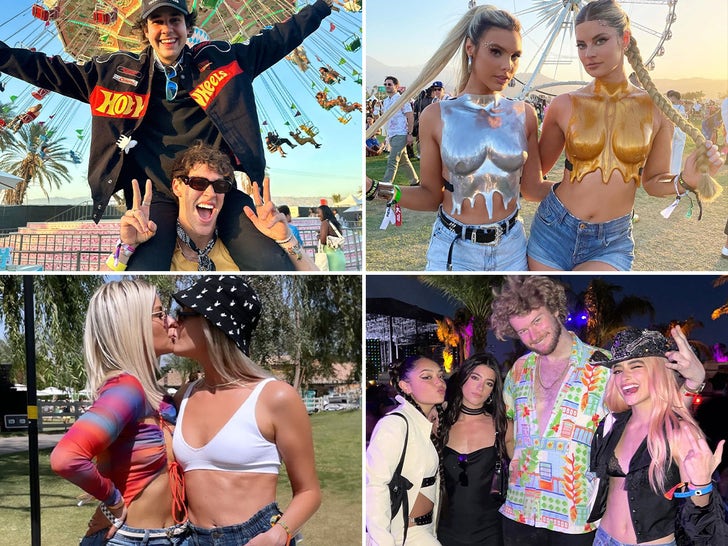 Famous Besties Hit Up Coachella!
