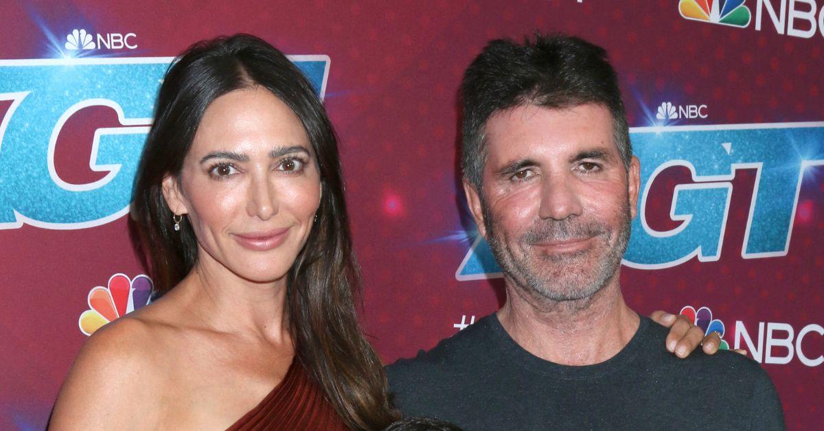 picture of Simon Cowell and Lauren Silverman