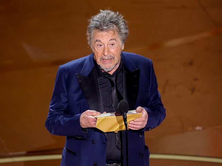 Al Pacino presentando Mejor Película