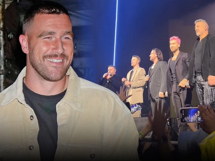 travis kelce and nsync getty insta 1