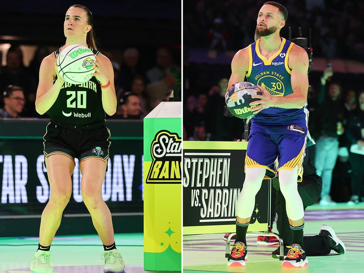 Steph Vs. Sabrina 3-Point Shoot Out