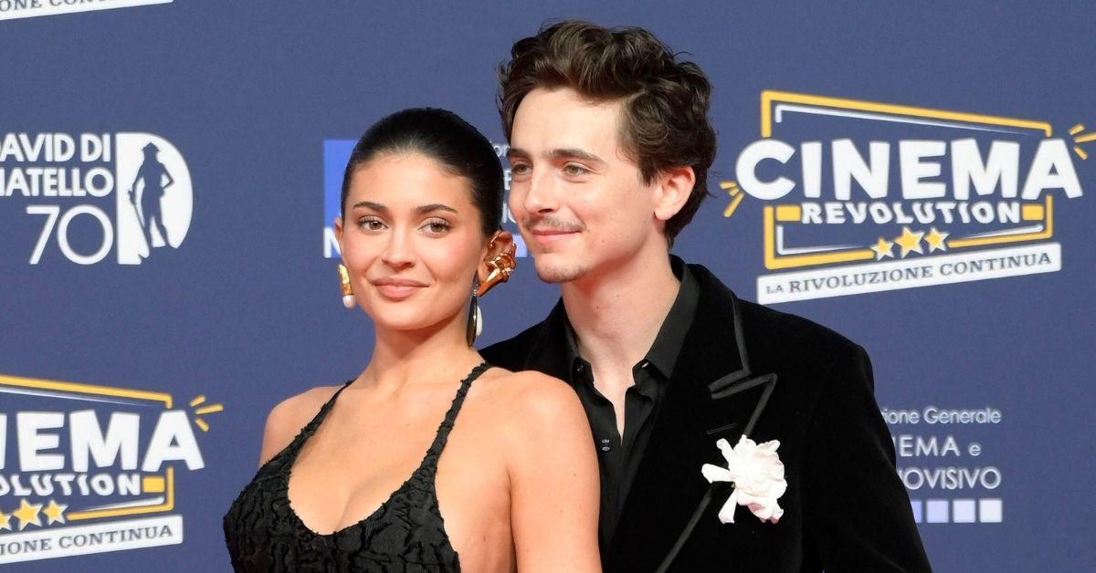 picture of Kylie Jenner and Timothée Chalamet