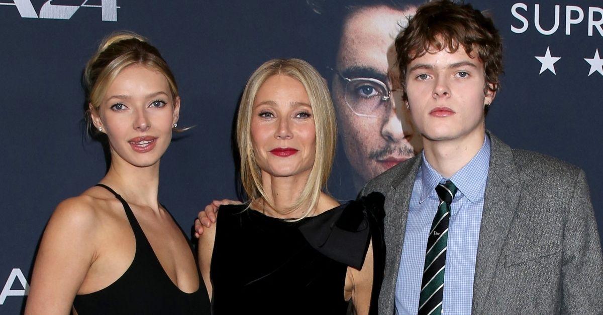 picture of Apple Martin, Gwyneth Paltrow and Moses Martin