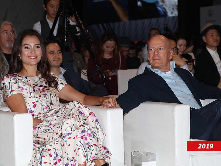 Bruce Willis and his wife Emma getty 1