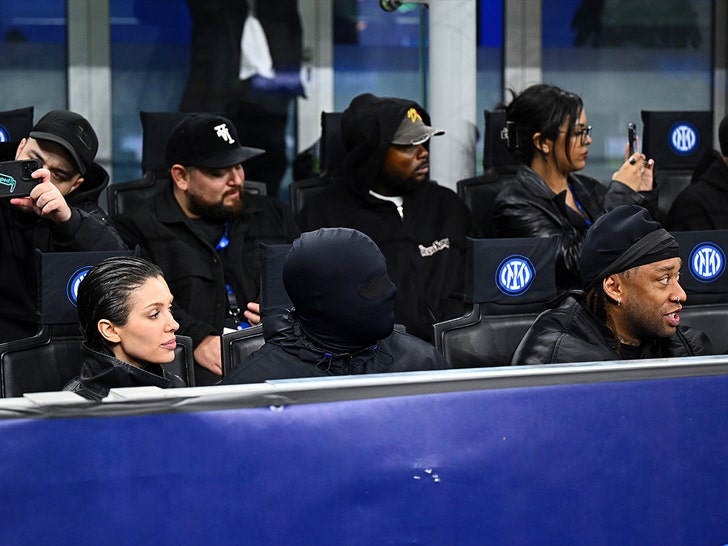 kanye west and bianca censori at soccer game getty 2