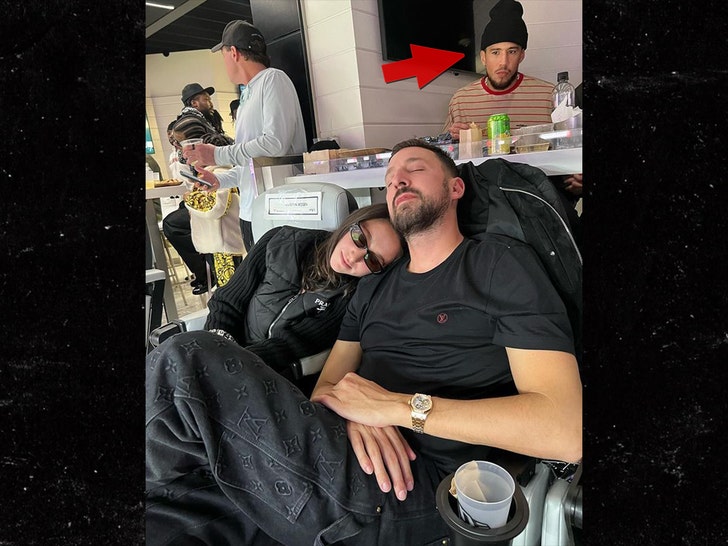 devin booker at kardashian suite for the superbowl no credit 2