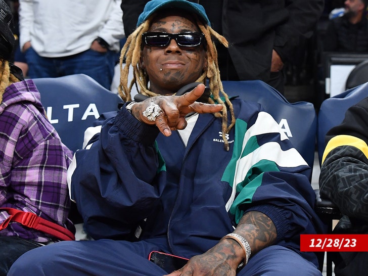 lil wayne lakers game