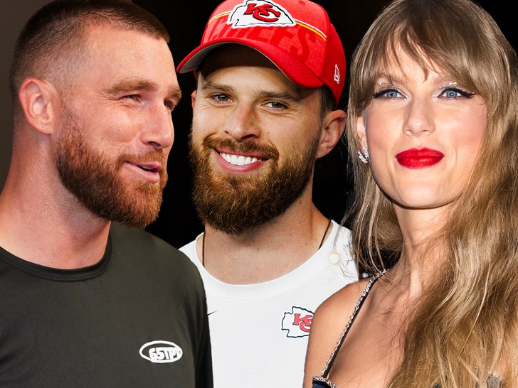 travis kelce taylor swiuft harrison butker