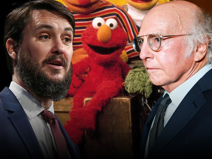 elmo larry david and wil wheaton getty everett 1